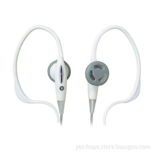 3.5mm Jack Wired Earhook Bass Headset for Cellphone